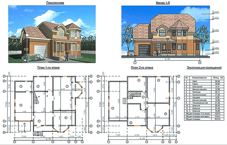 Планы двухэтажных домов: от проектирования до строительства. Преимущества двухэтажных домов и принципы внутренней планировки