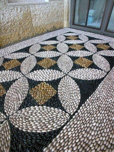 Садовая мозаика своими руками - гравийные дорожки на даче