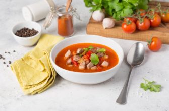 Вкусный и простой венгерский суп для вашего стола